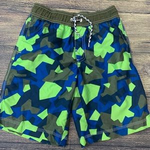 Gymboree swim trunks shorts boy size L 10-12